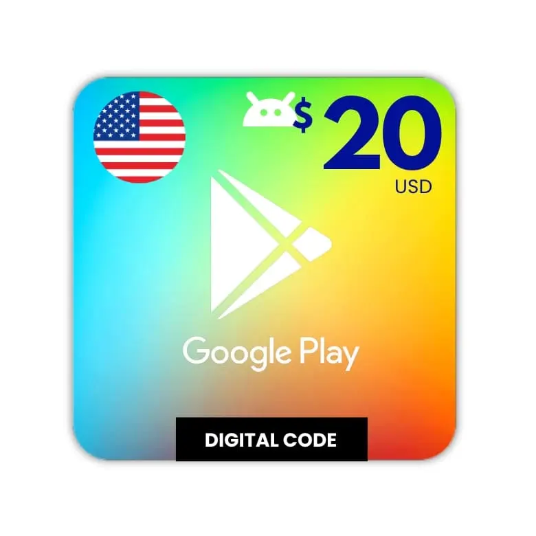 Google Play Card 20$ United Stats